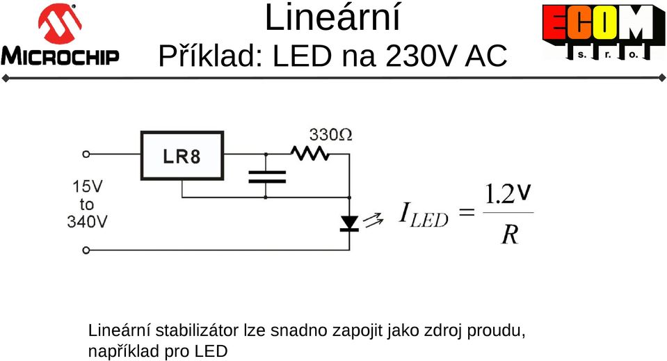 stabilizátor lze snadno