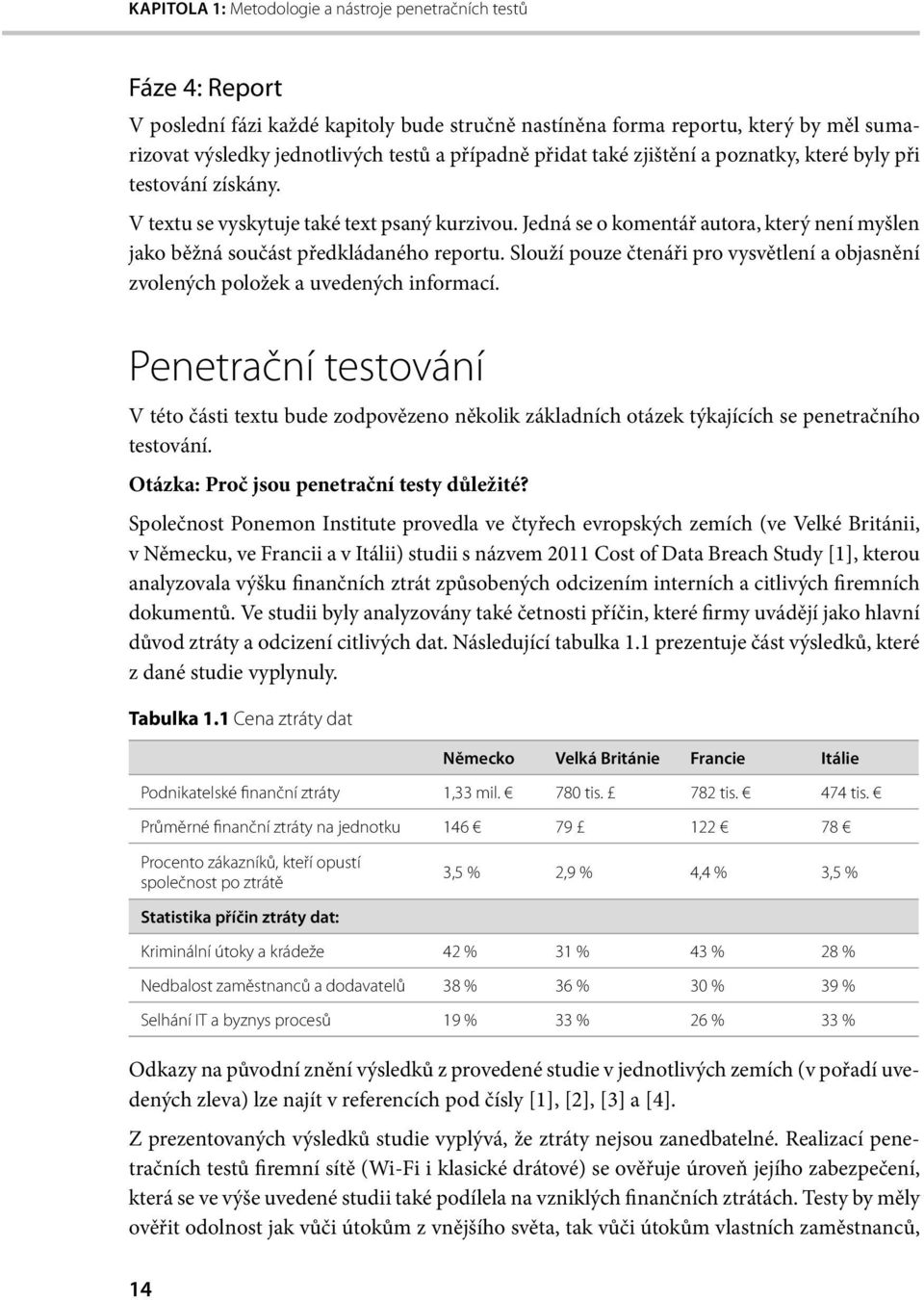 Jedná se o komentář autora, který není myšlen jako běžná součást předkládaného reportu. Slouží pouze čtenáři pro vysvětlení a objasnění zvolených položek a uvedených informací.