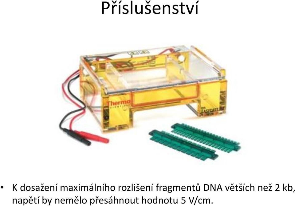 fragmentů DNA větších než 2