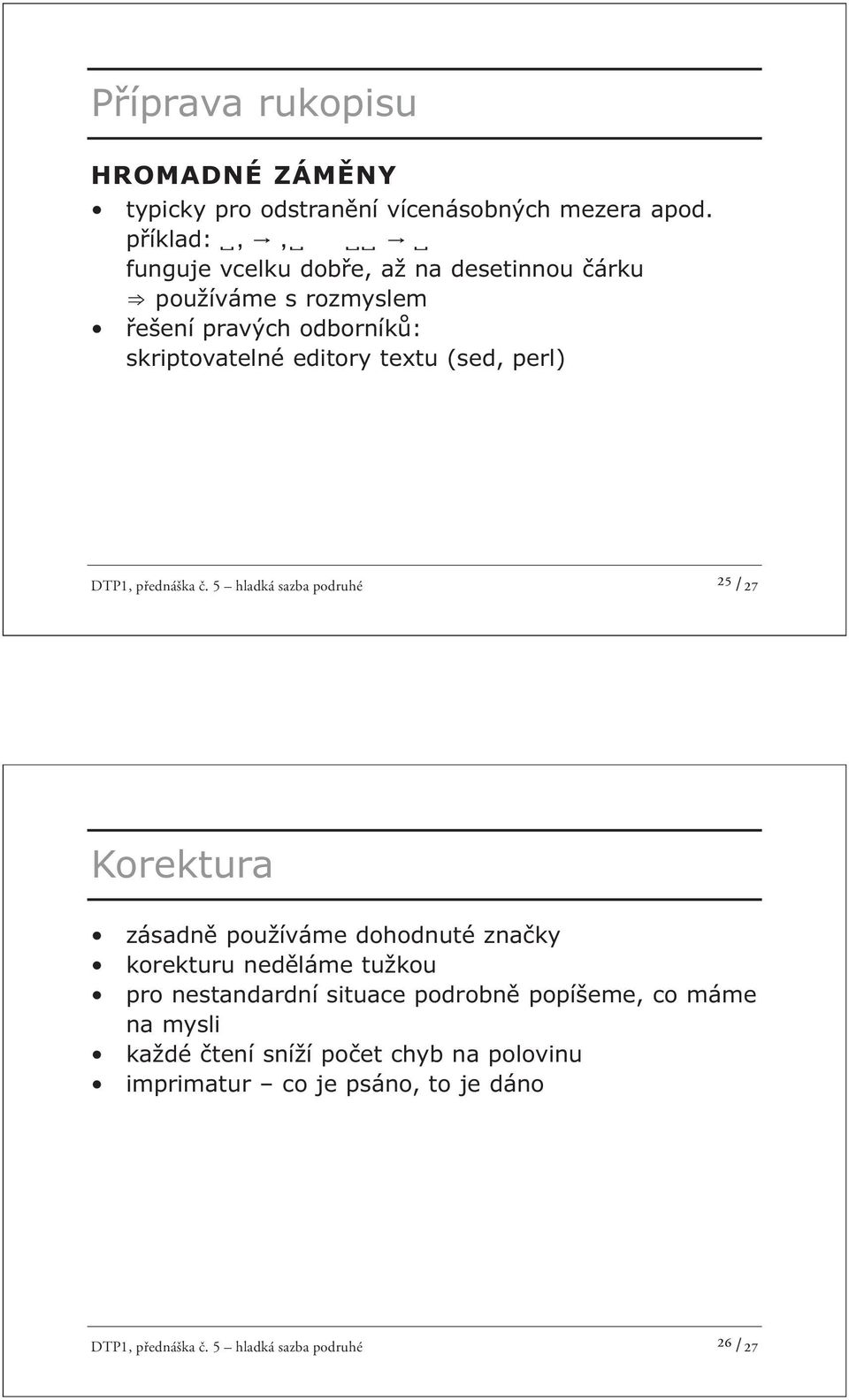 (sed, perl) DTP1, přednáška č.