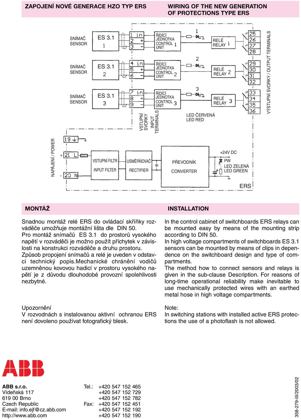 1 VSTUPNÍ SVORKY INPUT TERMINALS ŘÍDÍCÍ JEDNOTKA CONTROL UNIT ŘÍDÍCÍ JEDNOTKA CONTROL UNIT ŘÍDÍCÍ JEDNOTKA CONTROL UNIT LED ČERVENÁ LED RED RELÉ RELAY RELÉ RELAY RELÉ RELAY VÝSTUPNÍ SVORKY / OUTPUT