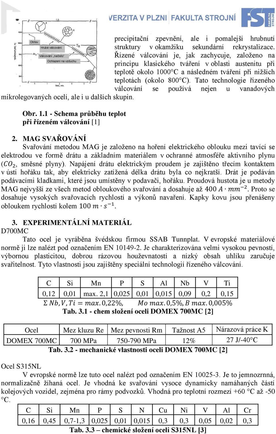 Tato technologie řízeného válcování se pouţívá nejen u vanadových mikrolegovaných ocelí, ale i u dalších skupin. Obr. 1.1 - Schema průběhu teplot při řízeném válcování [1] 2.