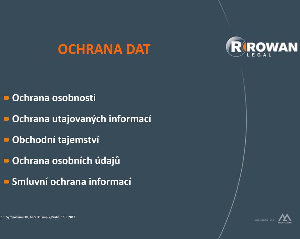 Obchodní tajemství Ochrana