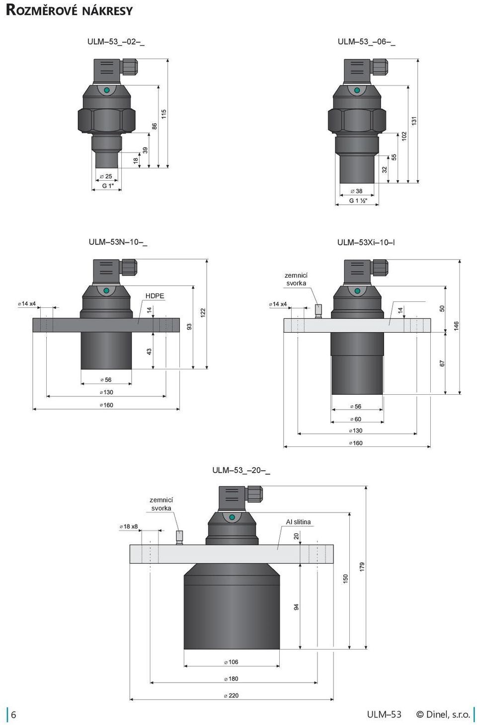 zemnicí svorka HDPE ULM 53_ 20 _