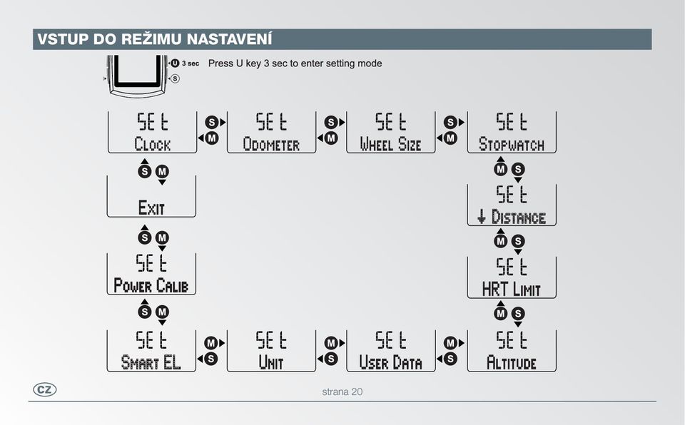 NASTAVENÍ