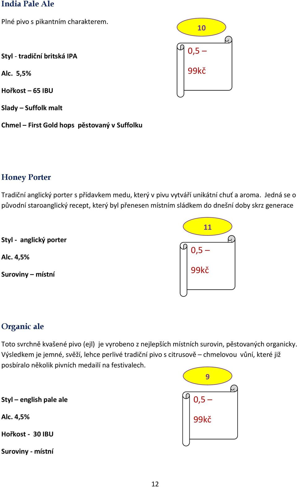Jedná se o původní staroanglický recept, který byl přenesen místním sládkem do dnešní doby skrz generace 11 Styl - anglický porter Alc.