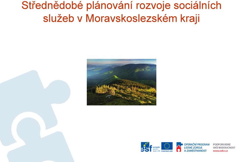 sociálních služeb