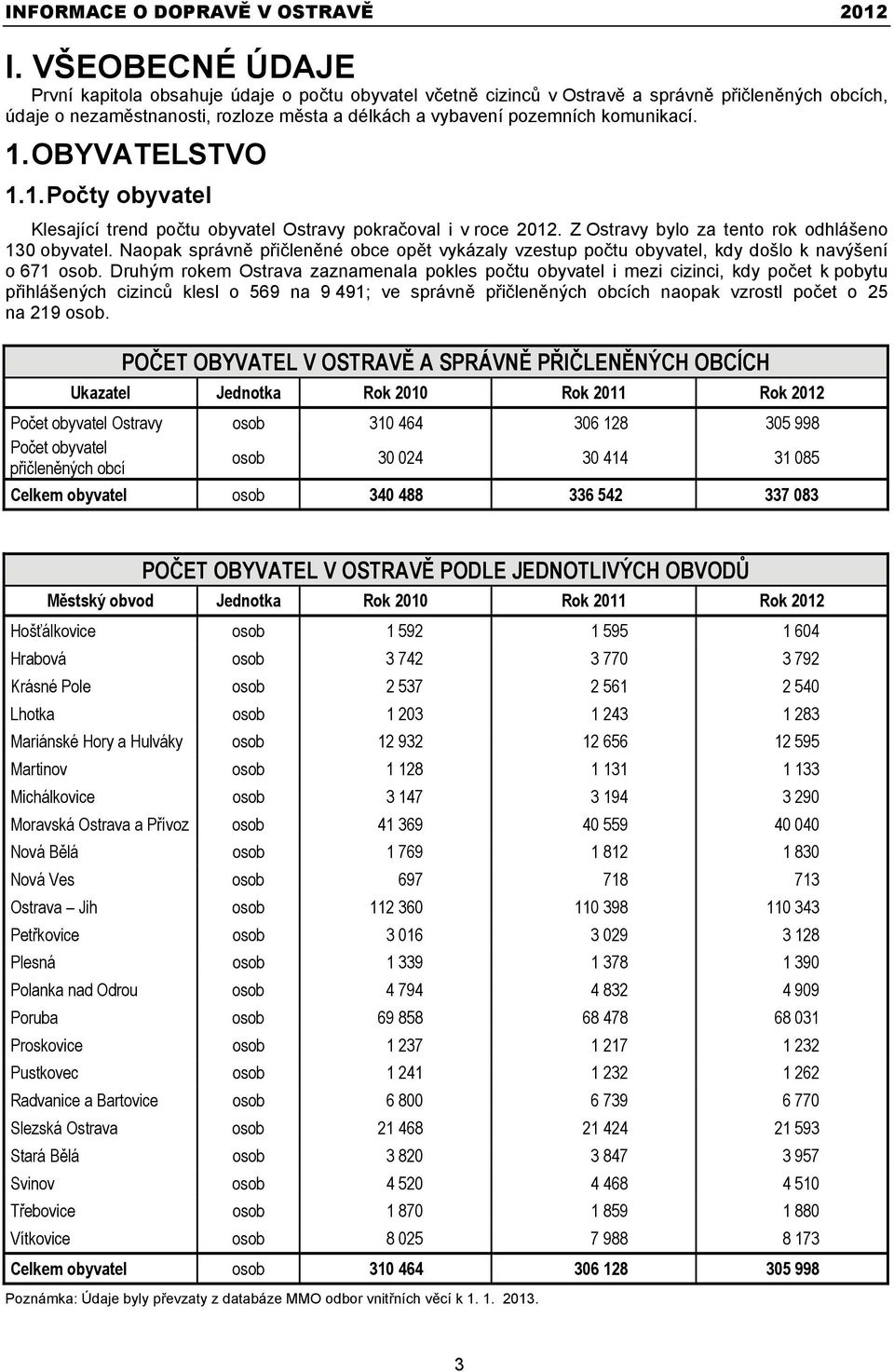 Naopak správně přičleněné obce opět vykázaly vzestup počtu obyvatel, kdy došlo k navýšení o 671 osob.