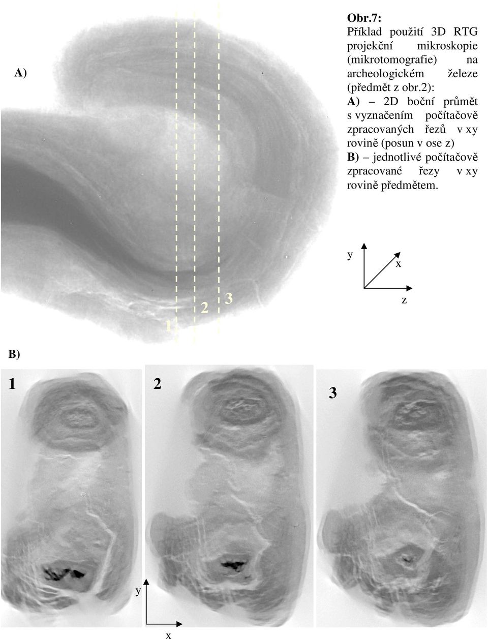 archeologickém železe (předmět z obr.