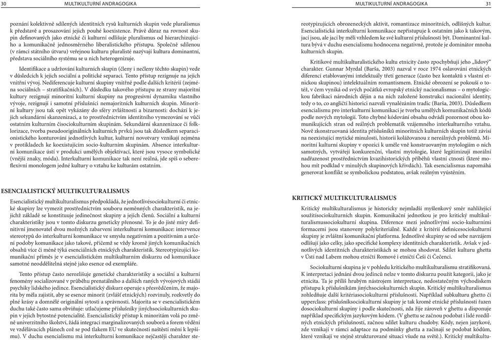 Společně sdílenou (v rámci státního útvaru) veřejnou kulturu pluralisté nazývají kultura dominantní, představa sociálního systému se u nich heterogenizuje.
