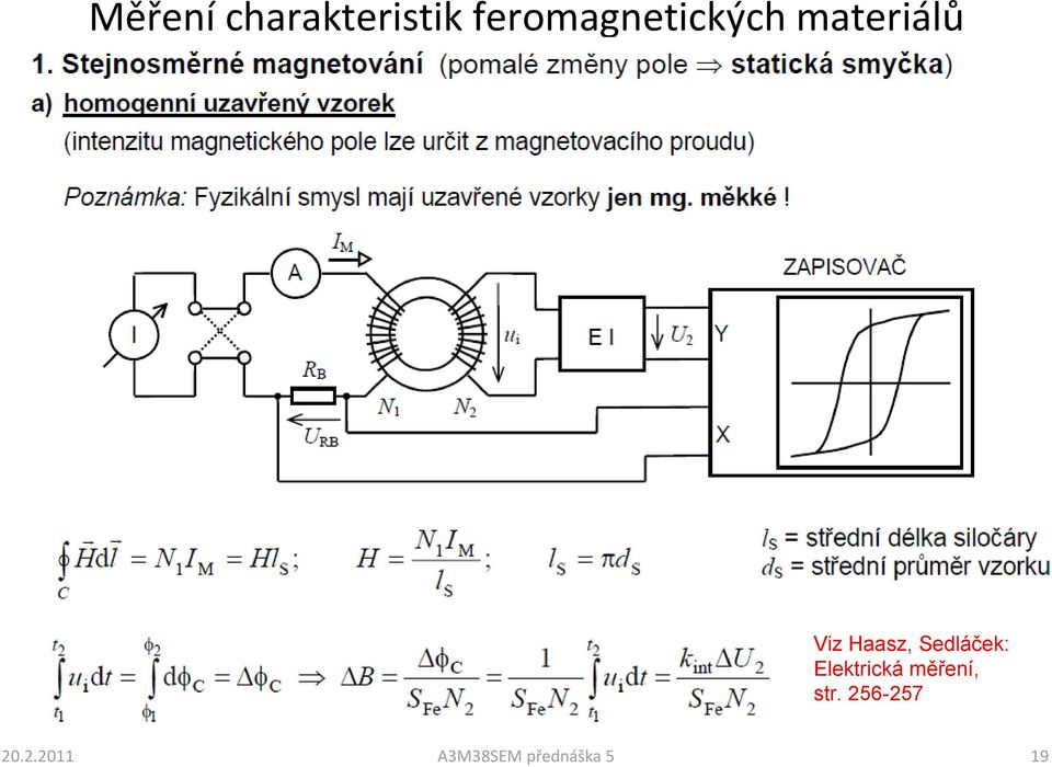 Haasz, Sedláček: Elektrická