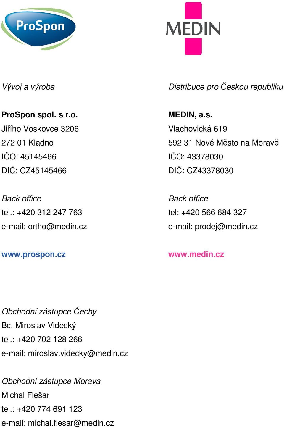 ou republiku ProSpon sp