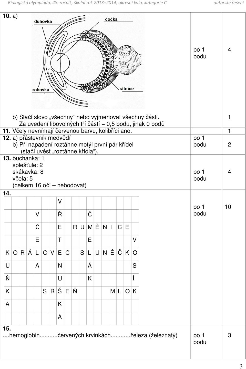 a) přástevník medvědí b) Při napadení roztáhne motýl první pár křídel 2 (stačí uvést roztáhne křídla ). 3.