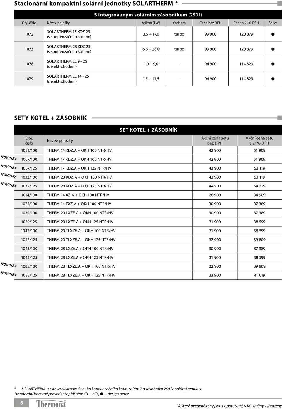 829 1,5 13,5-94 900 114 829 SETY KOTEL + ZÁSOBNÍK SET KOTEL + ZÁSOBNÍK Akční cena setu Akční cena setu 1081/100 THERM 14 KDZ.A + OKH 100 NTR/HV 42 900 51 909 1067/100 THERM 17 KDZ.
