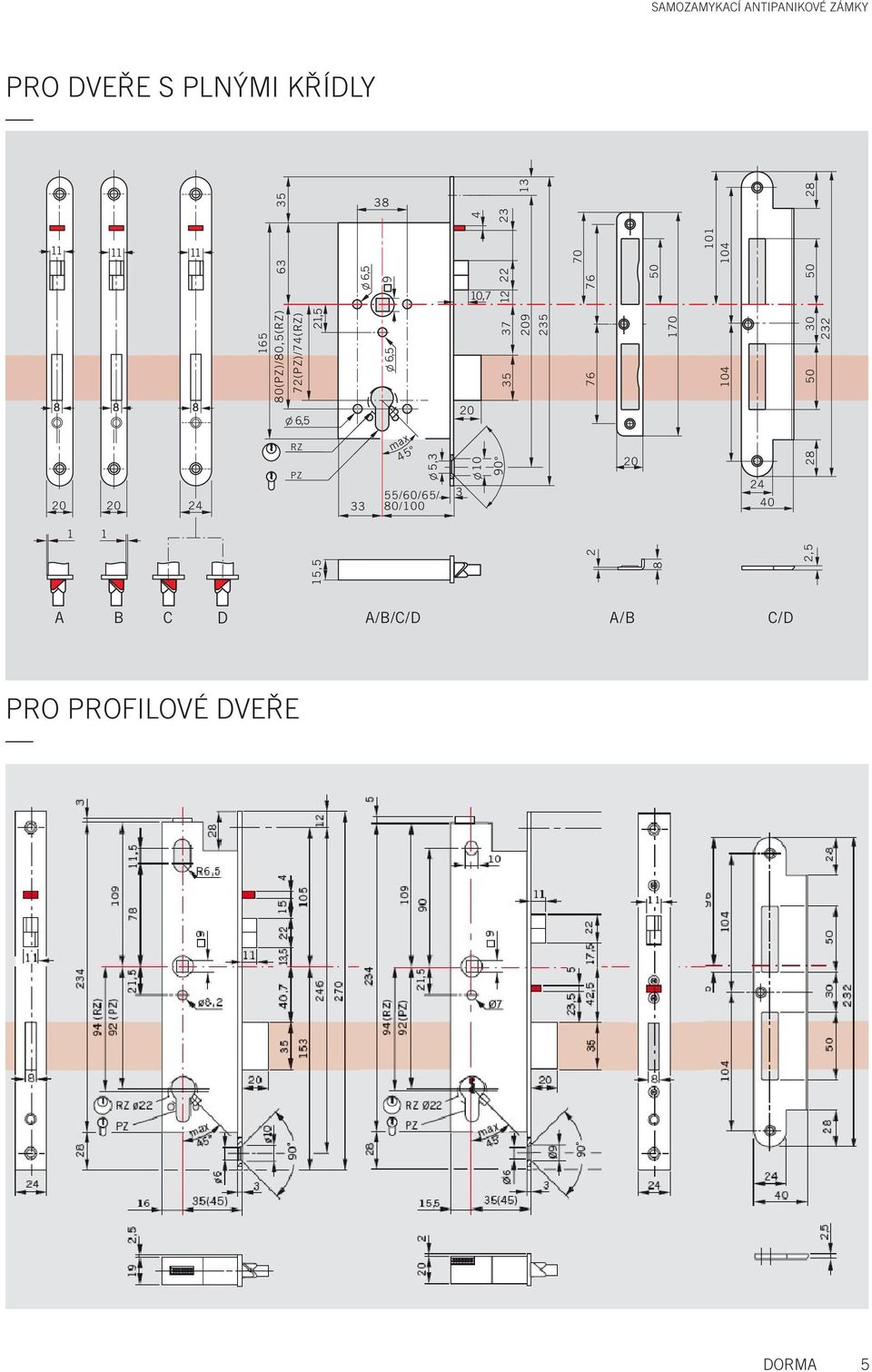 20 20 24 l 5,3 1 1 15,5 76 76 50 RZ PZ 33 max 45 55/60/65/ 80/100 3 l10 8 2 90 2,5