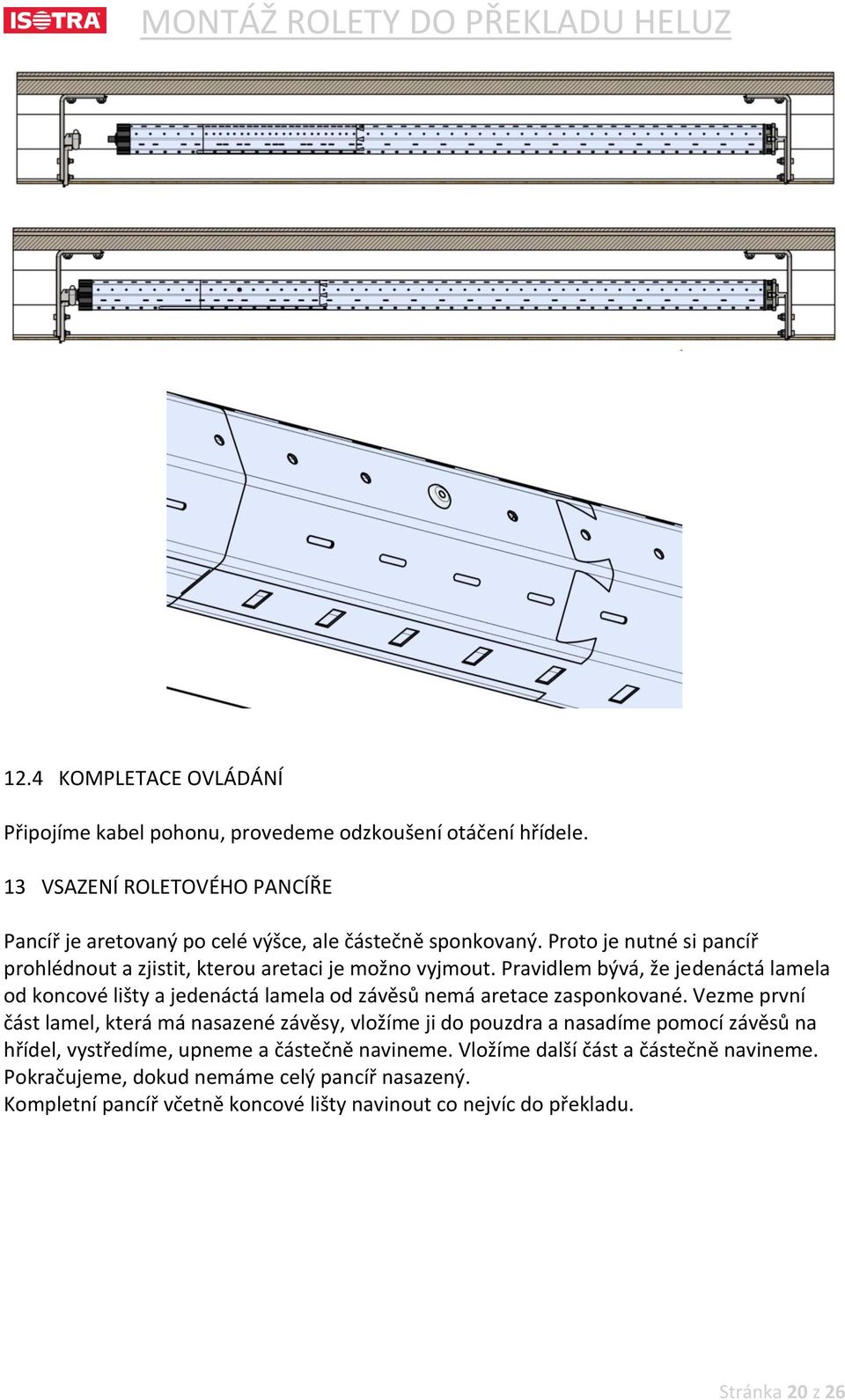 MONTÁŽ ROLETY DO PŘEKLADU HELUZ - PDF Stažení zdarma