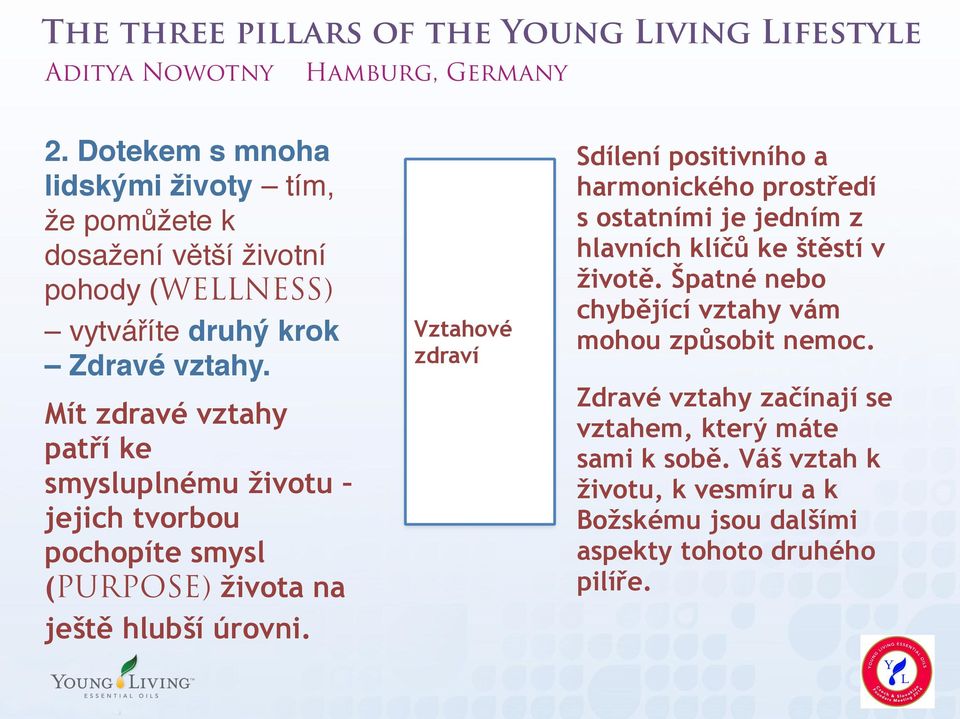 Vztahové zdraví Sdílení positivního a harmonického prostředí s ostatními je jedním z hlavních klíčů ke štěstí v životě.