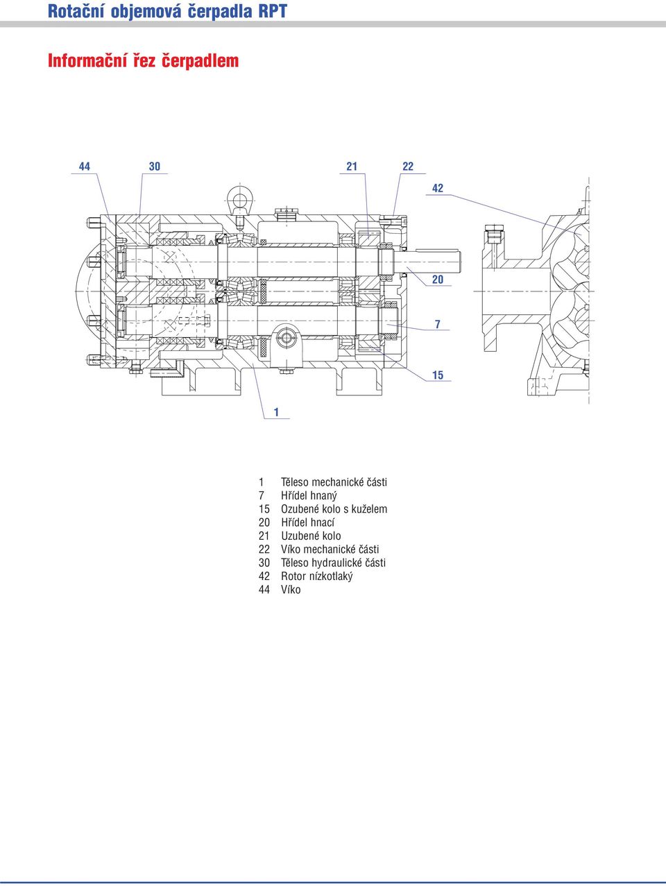 kuželem Hřídel hnací 21 Uzubené kolo 22 Víko mechanické