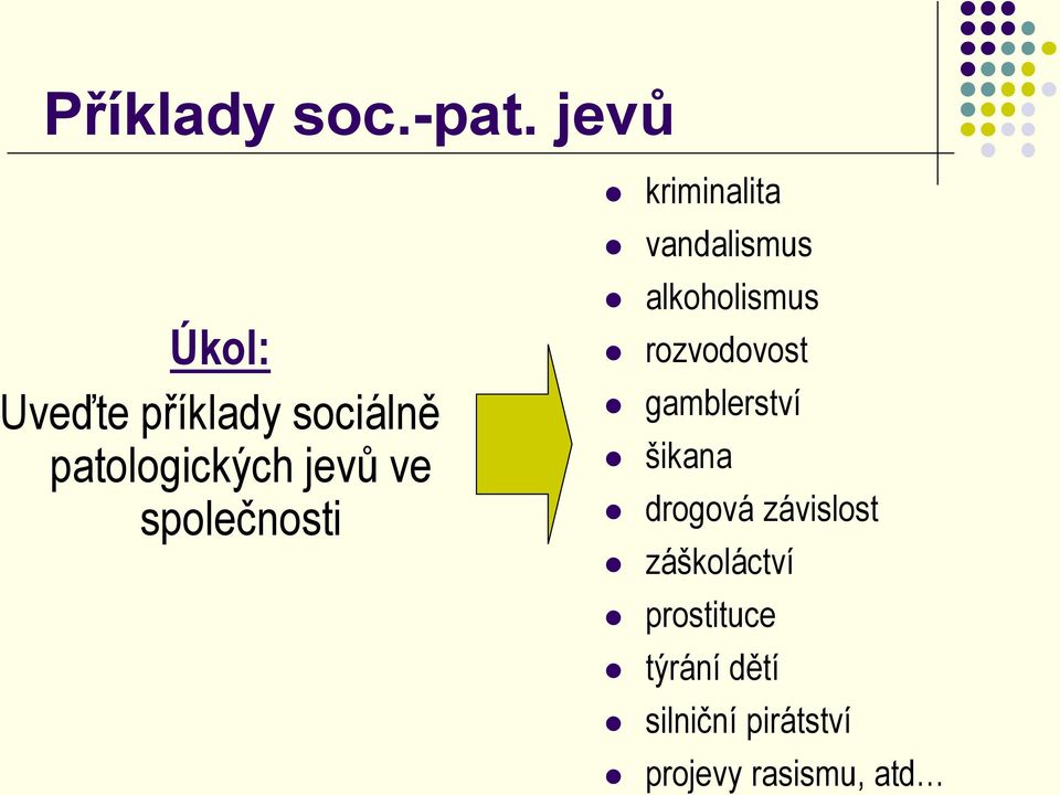 společnosti kriminalita vandalismus alkoholismus rozvodovost