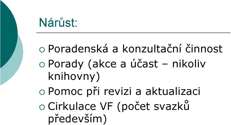 knihovny) Pomoc při revizi a