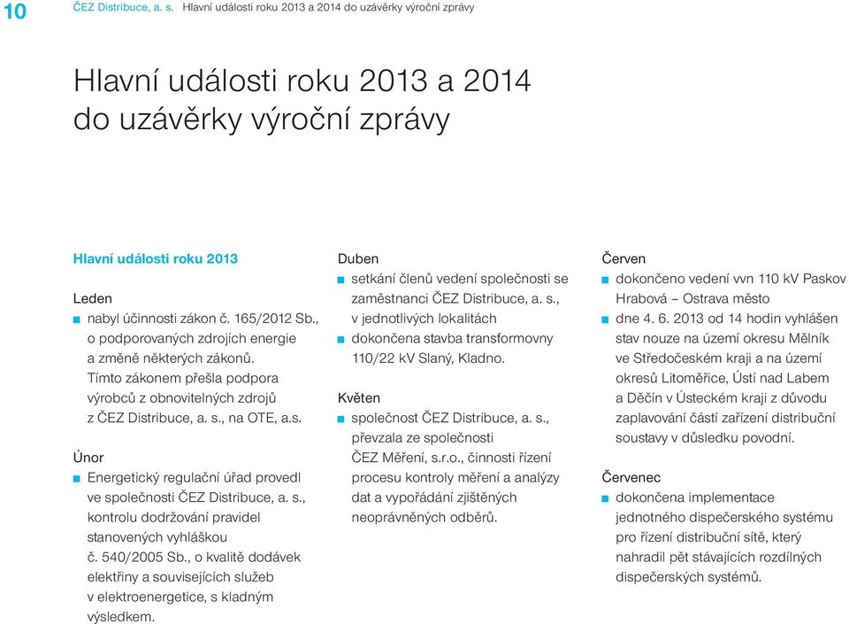 , o podporovaných zdrojích energie a změně některých zákonů. Tímto zákonem přešla podpora výrobců z obnovitelných zdrojů z ČEZ Dist