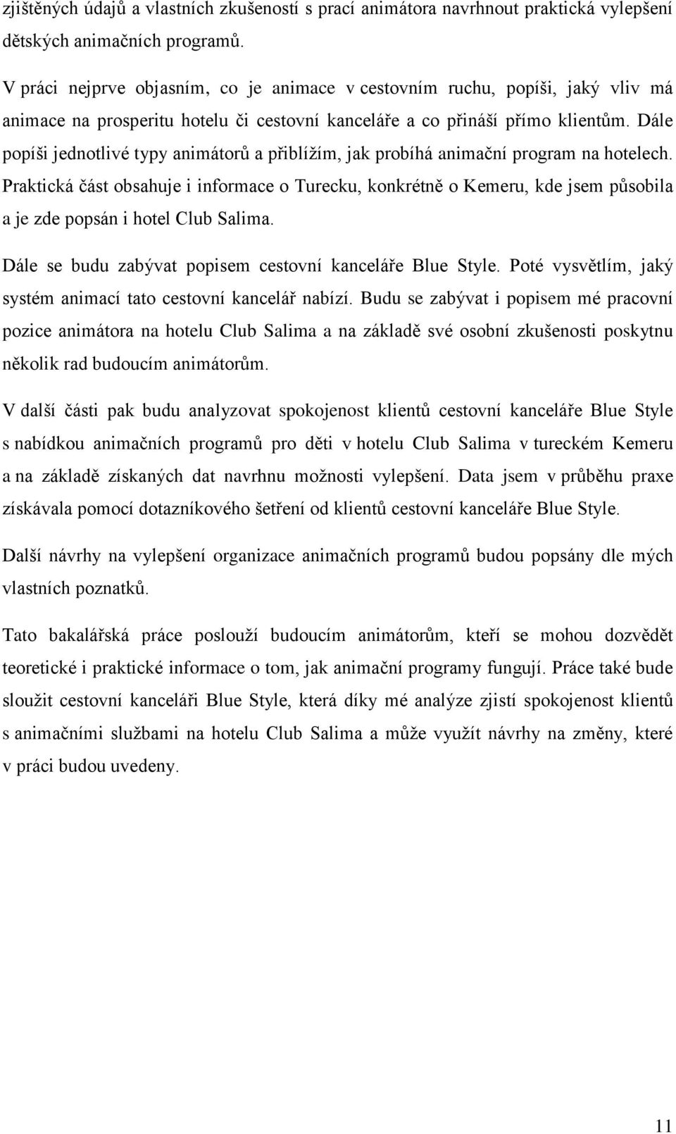 Dále popíši jednotlivé typy animátorů a přiblížím, jak probíhá animační program na hotelech.