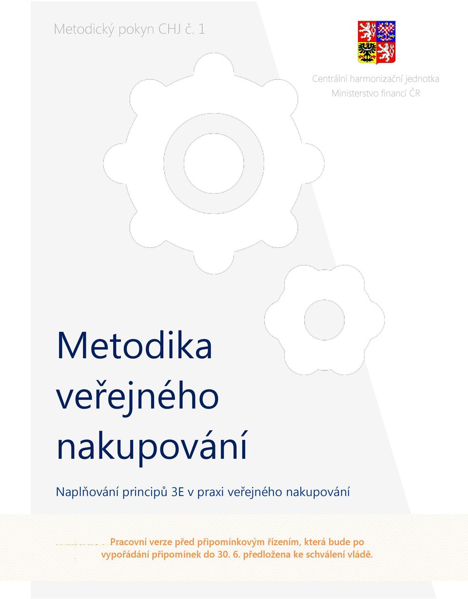 nakupování Naplňování principů 3E v praxi veřejného nakupování Verze 1.