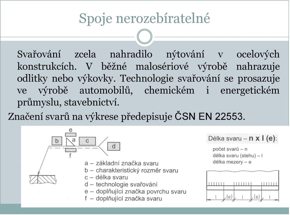 Technologie svařování se prosazuje ve výrobě automobilů, chemickém i