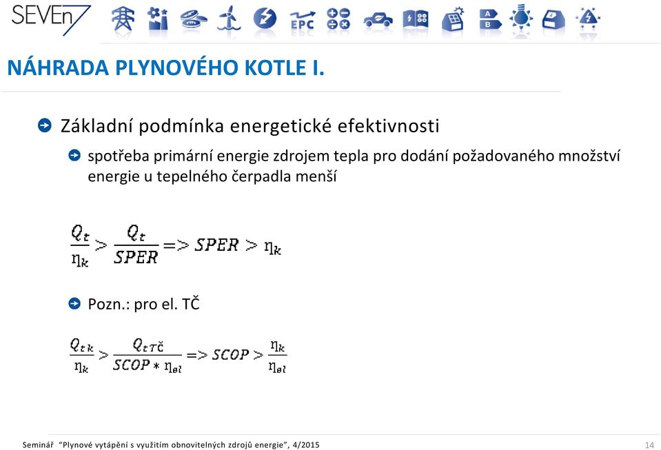 zdrojem tepla pro dodání požadovaného množství energie u tepelného