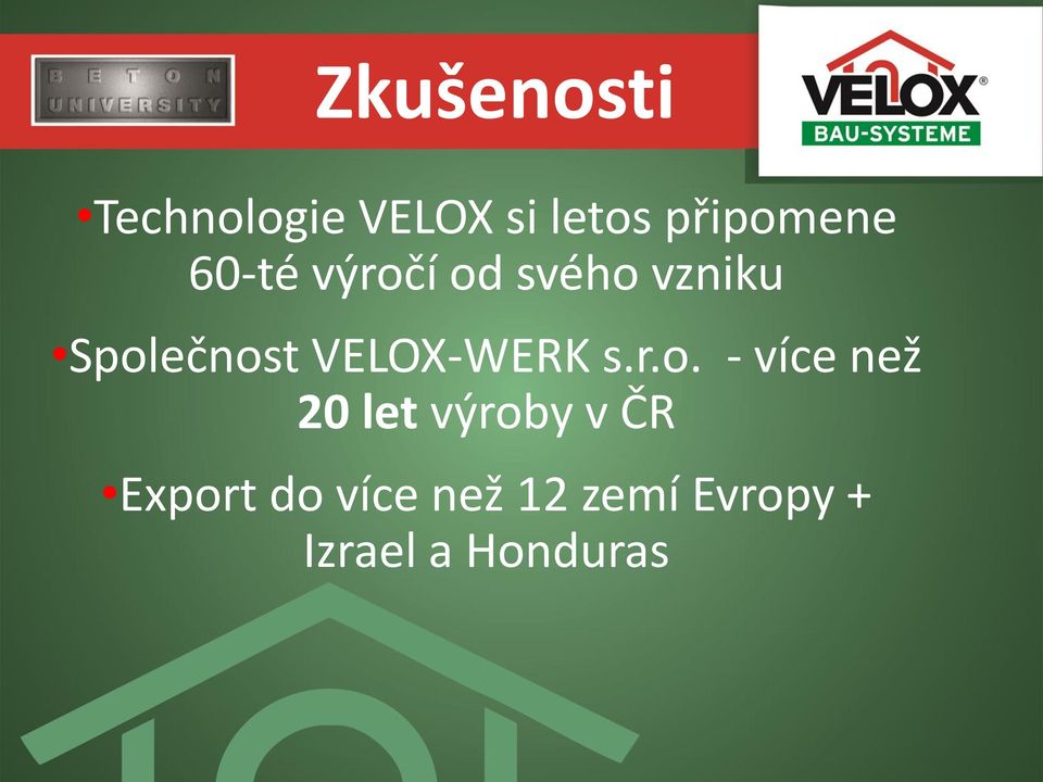 VELOX-WERK s.r.o.