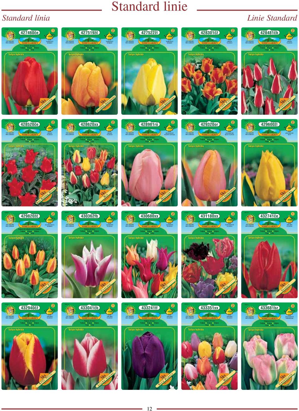 90or 90or 0/ cm 9600žl 9600žl / cm GREIGII GREIGII JEDNODUCH POZDNÍ-COTTAGE JEDNODUCHÉ RANÉ JEDNODUCH RAN Tulipán (do skupinových výsadeb) Tulipán (do skupinových výsadeb) R ED R IDING H OOD M ENTON