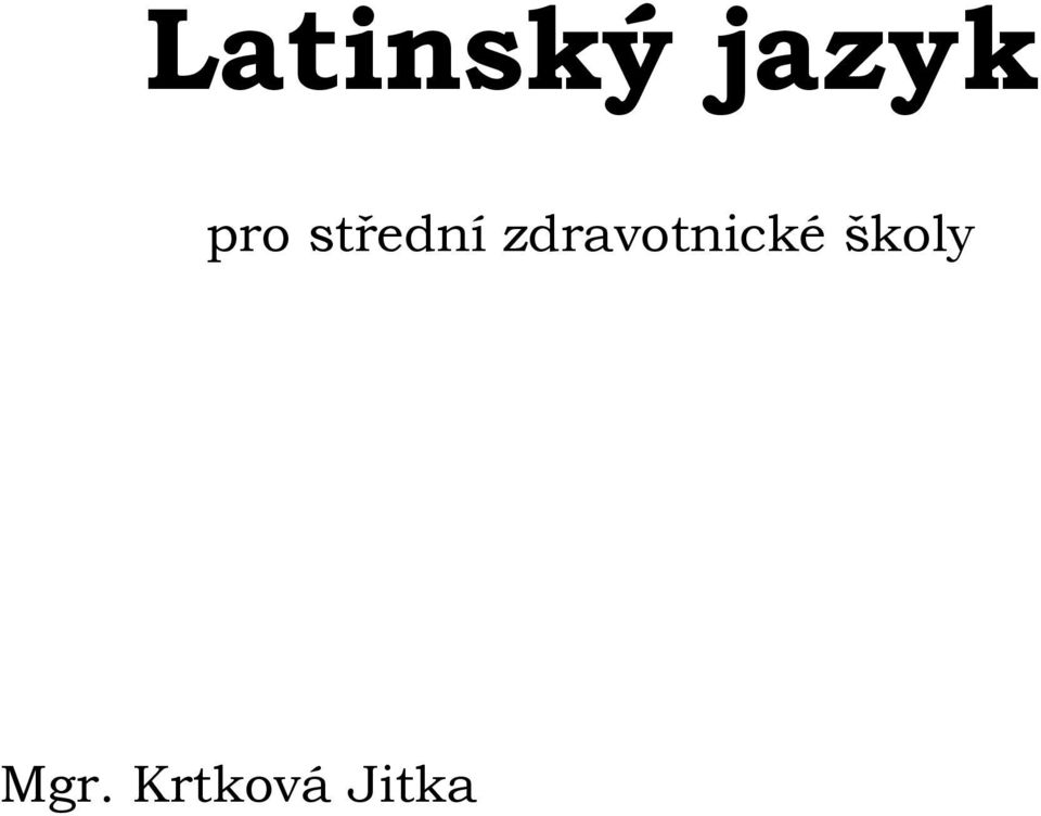 zdravotnické