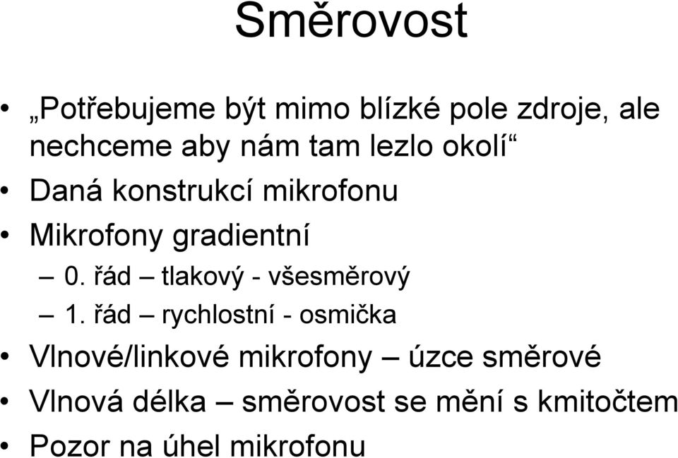 řád tlakový - všesměrový 1.
