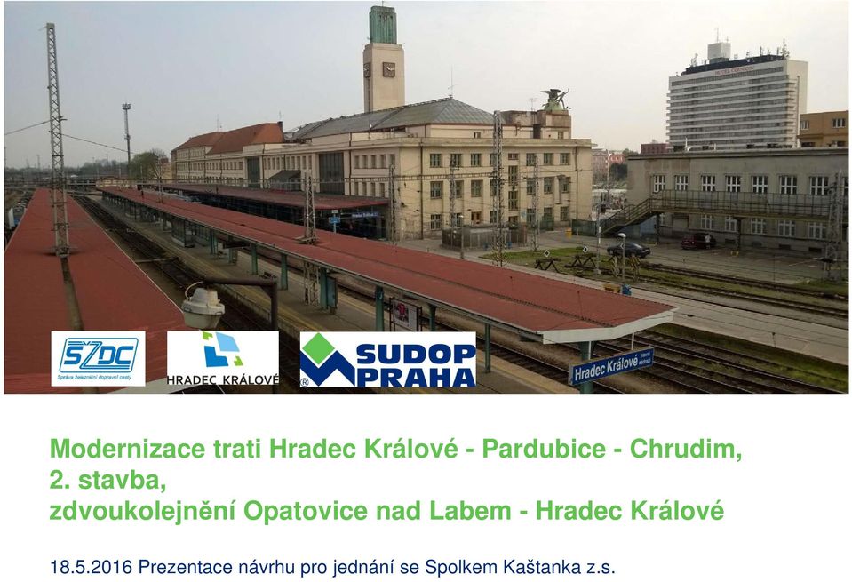 stavba, zdvoukolejnění Opatovice nad Labem -