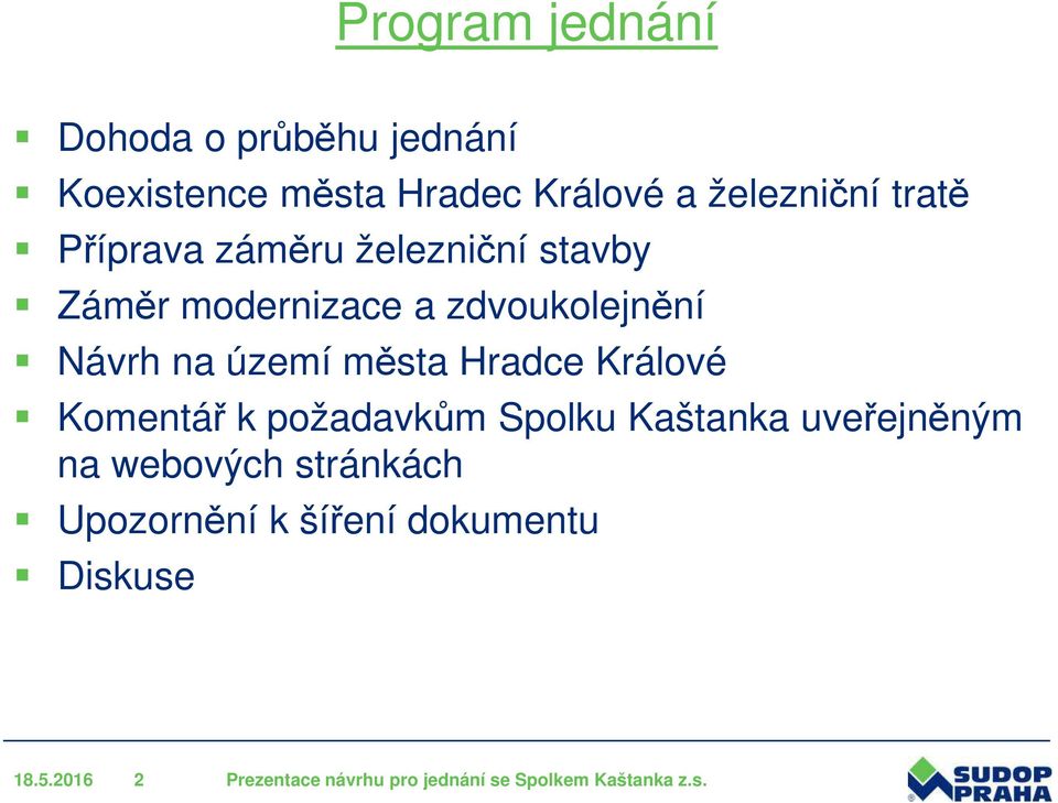 Hradce Králové Komentář k požadavkům Spolku Kaštanka uveřejněným na webových stránkách