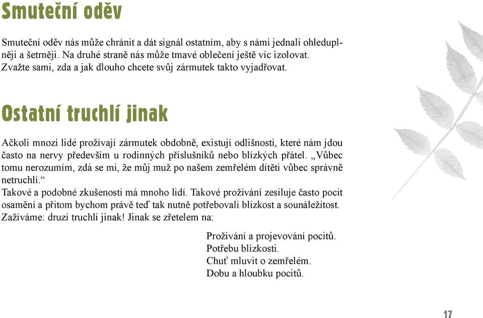 Ostatní truchlí jinak Ačkoli mnozí lidé prožívají zármutek obdobně, existují odlišnosti, které nám jdou často na nervy především u rodinných příslušníků nebo blízkých přátel.