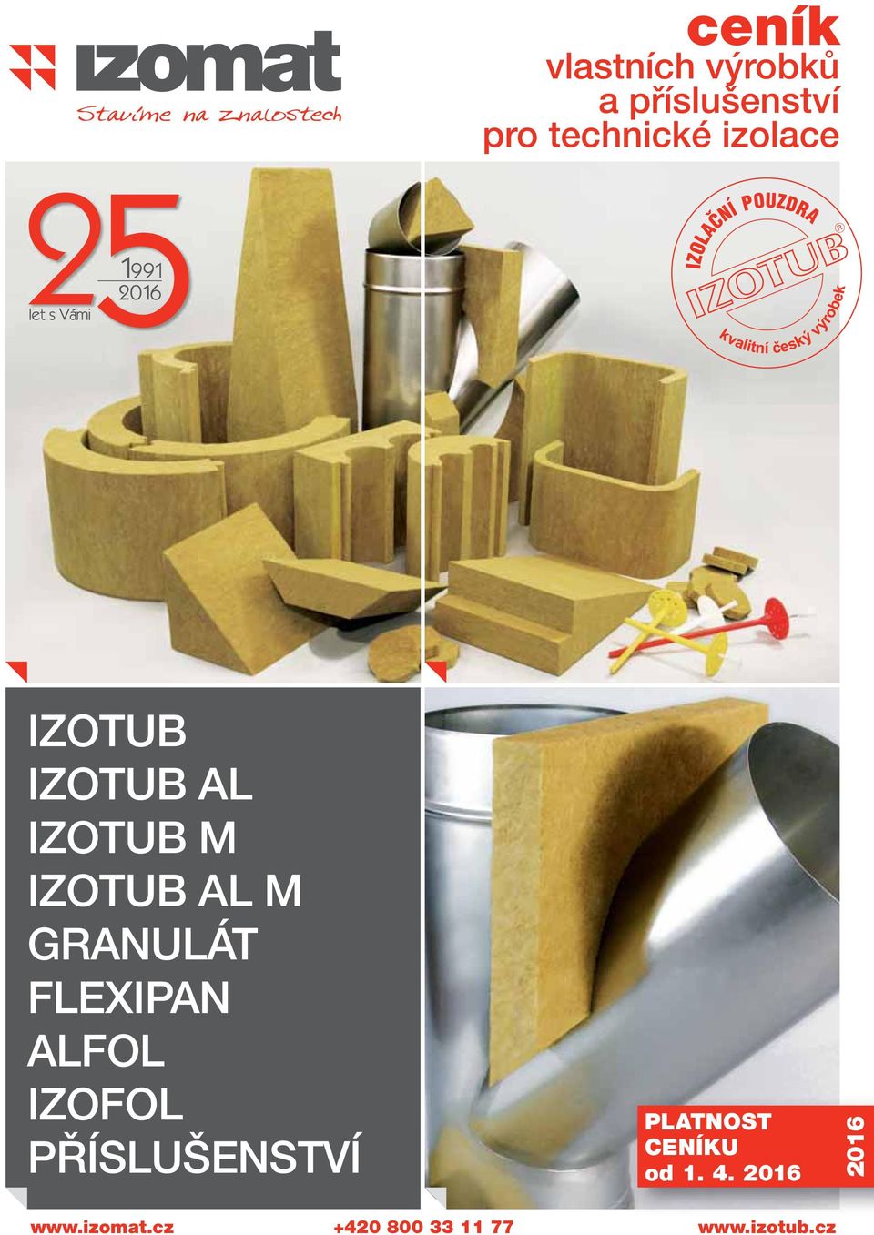 FLEXIPAN ALFOL IZOFOL PŘÍSLUŠENSTVÍ PLATNOST CENÍKU od 1.