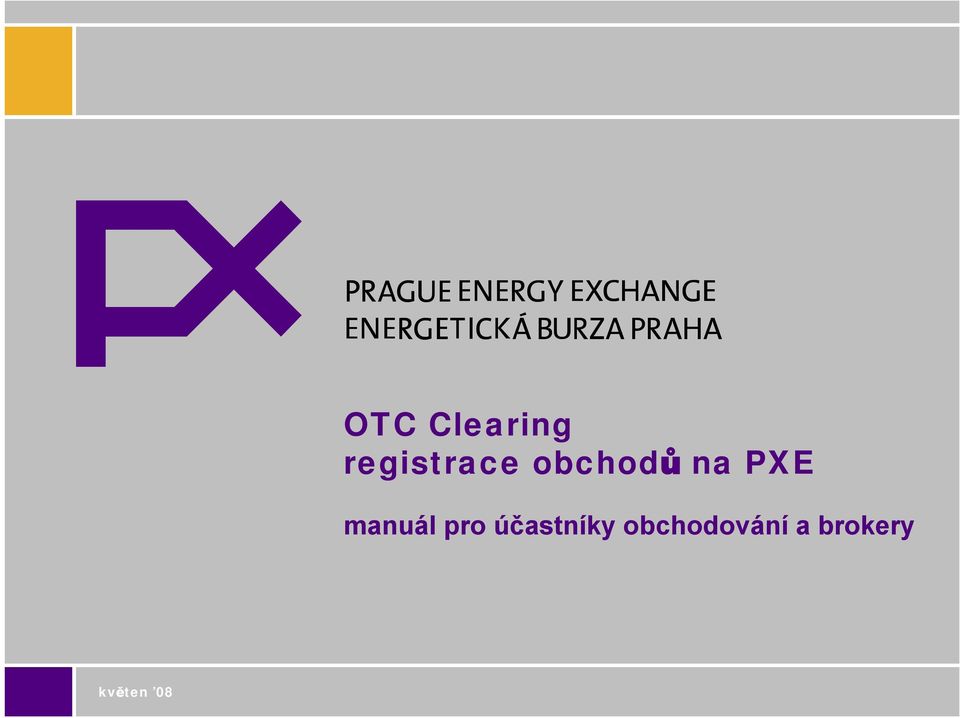 PXE manuál pro