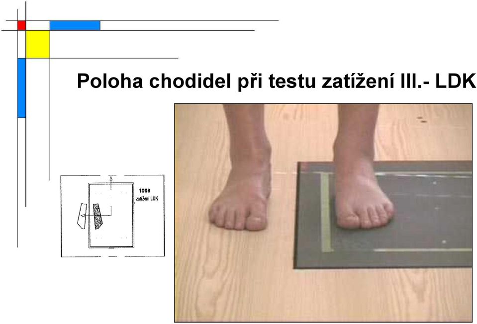 při testu