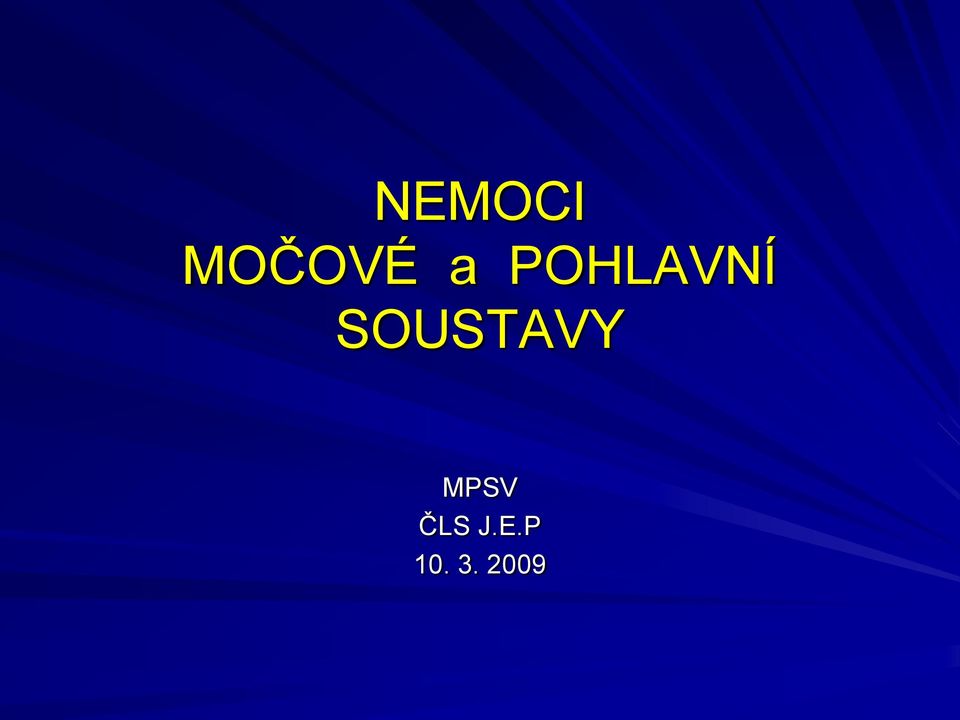 SOUSTAVY MPSV