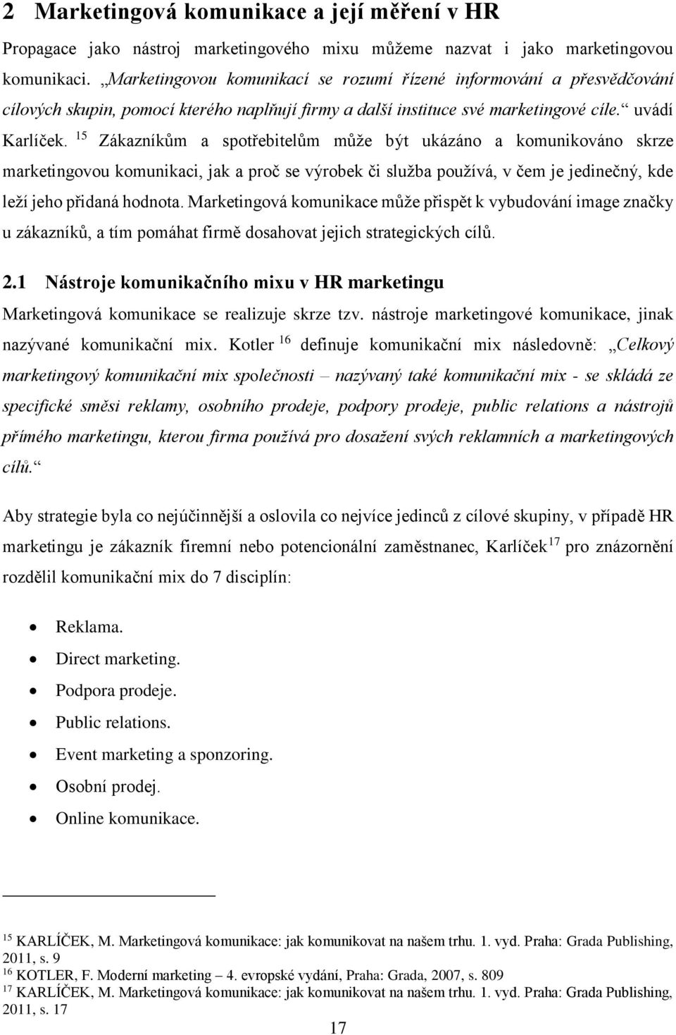 Efektivita nástrojů komunikace v HR marketingu - PDF Free Download