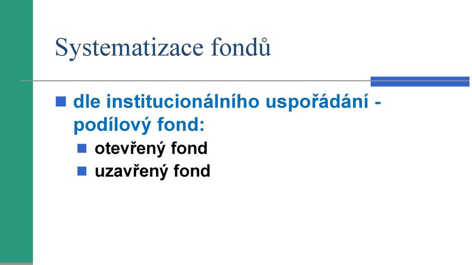 uspořádání - podílový