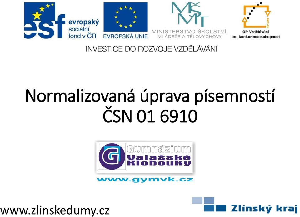 Normalizovaná úprava písemností ČSN - PDF Free Download