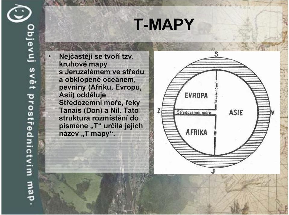 pevniny (Afriku, Evropu, Asii) odděluje Středozemní moře,