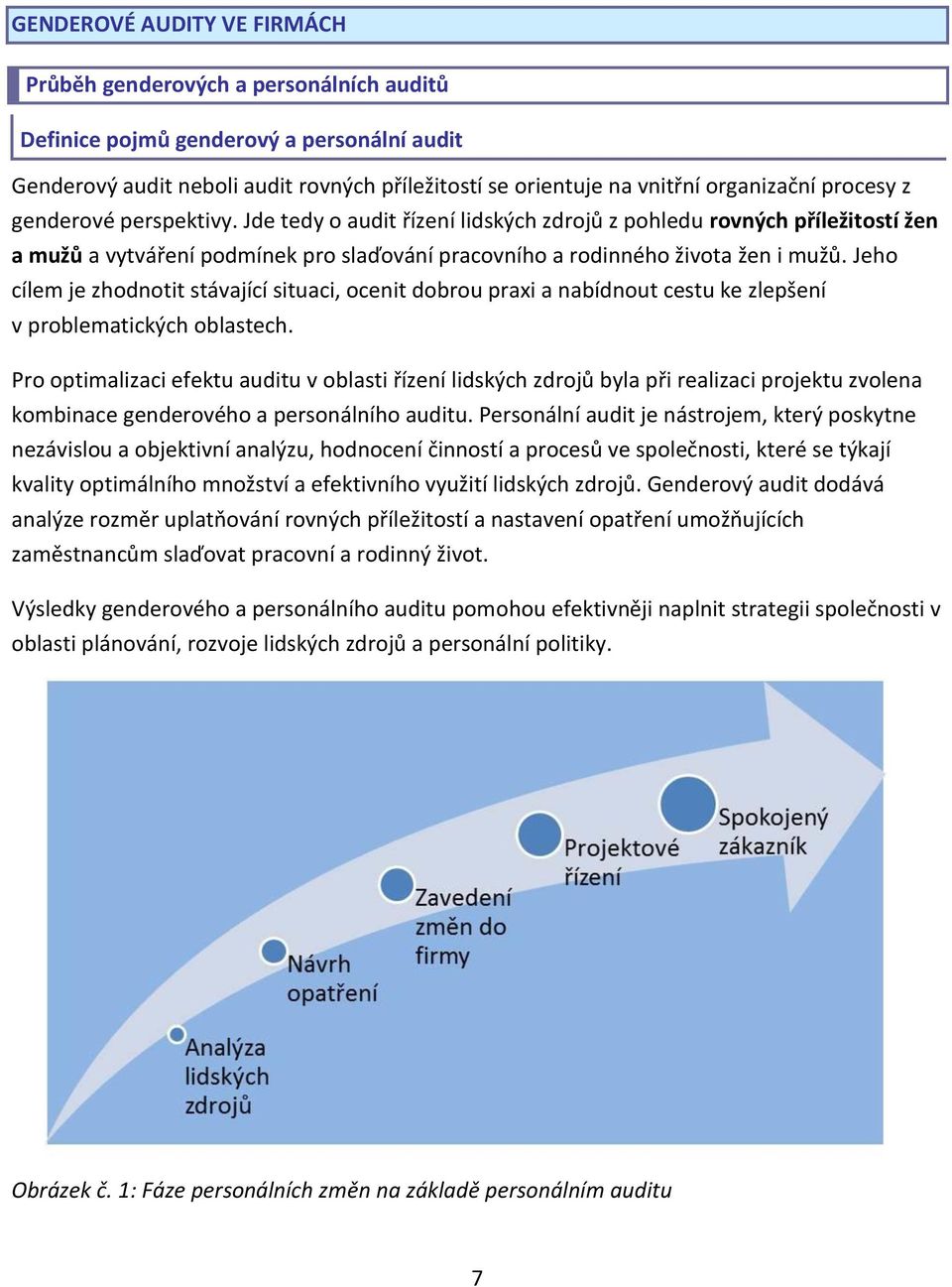 Jeho cílem je zhodnotit stávající situaci, ocenit dobrou praxi a nabídnout cestu ke zlepšení v problematických oblastech.