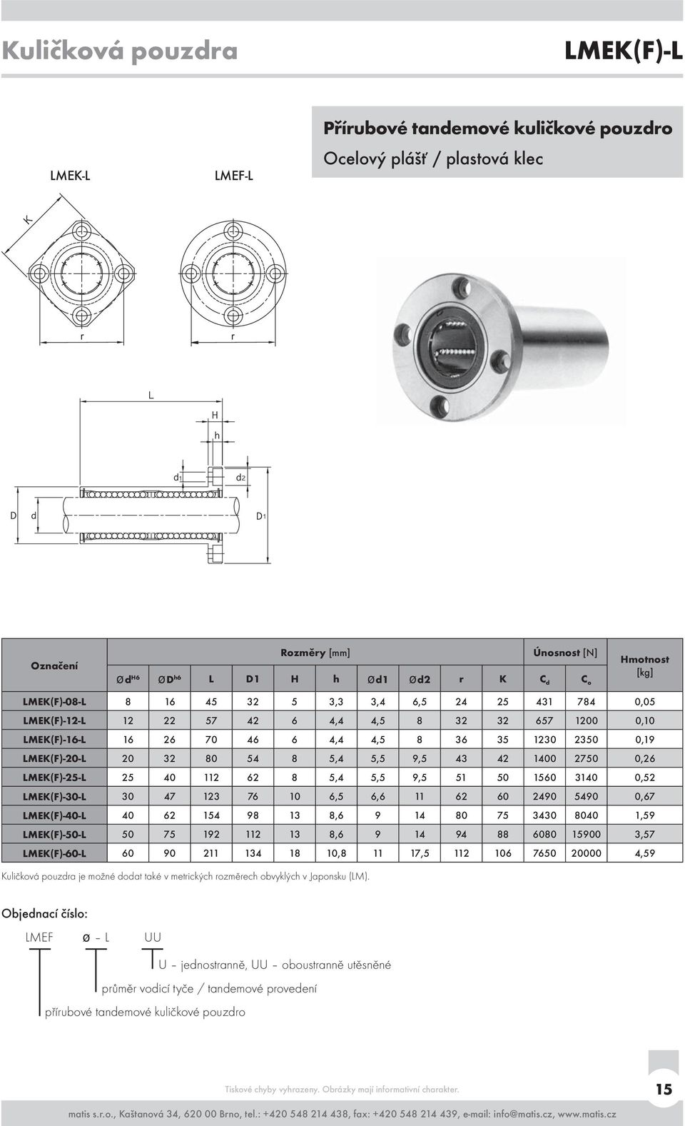 0,26 LMEK(F)-25-L 25 40 112 62 8 5,4 5,5 9,5 51 50 1560 3140 0,52 LMEK(F)-30-L 30 47 123 76 10 6,5 6,6 11 62 60 2490 5490 0,67 LMEK(F)-40-L 40 62 154 98 13 8,6 9 14 80 75 3430 8040 1,59 LMEK(F)-50-L