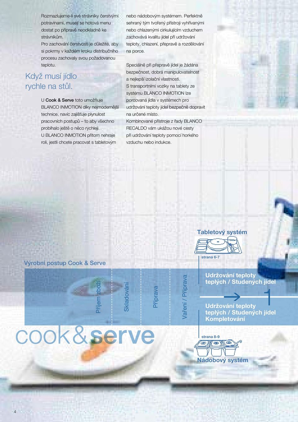 U Cook & Serve toto umožňuje BLANCO INMOTION díky nejmodernější technice, navíc zajišťuje plynulost pracovních postupů to aby všechno probíhalo ještě o něco rychleji.