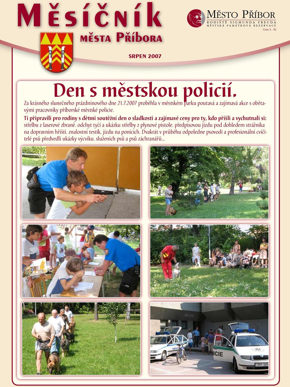 Měsíčník. Den s městskou policií. města Příbora - PDF Free Download