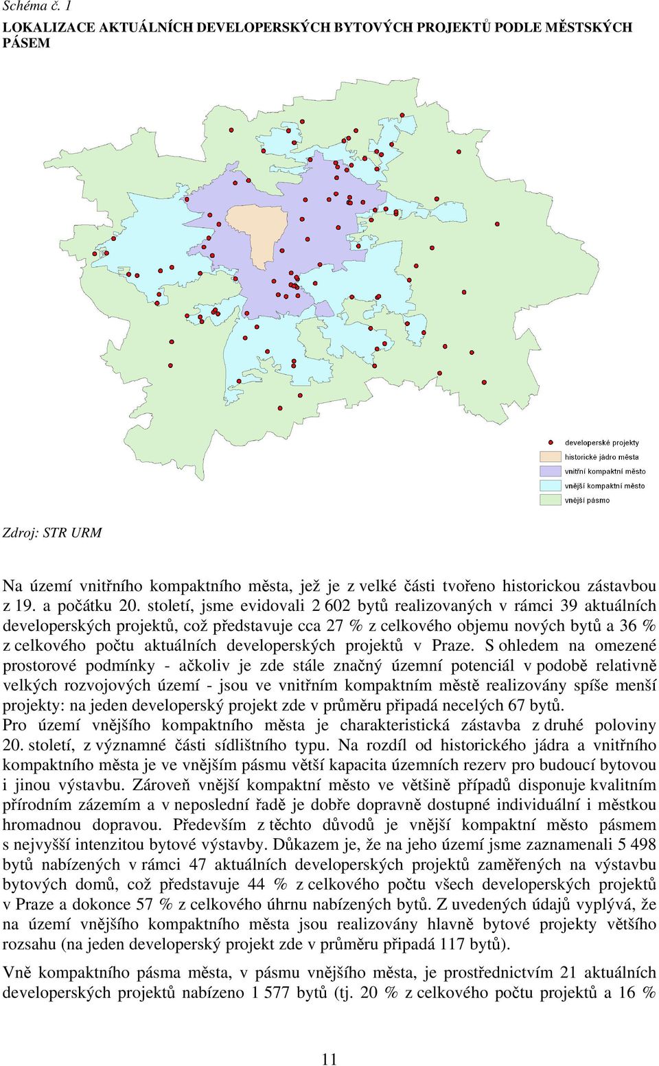 století, jsme evidovali 2 602 bytů realizovaných v rámci 39 aktuálních developerských projektů, což představuje cca 27 % z celkového objemu nových bytů a 36 % z celkového počtu aktuálních