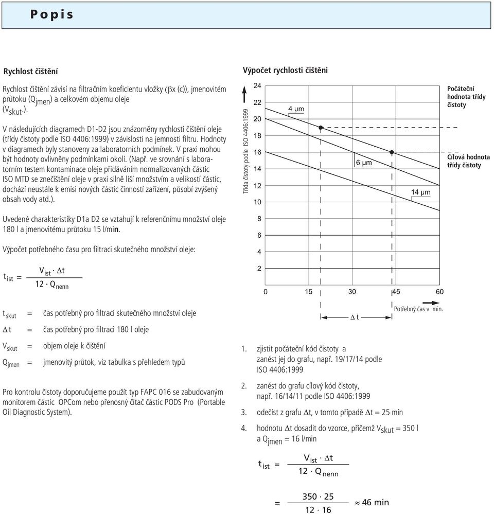 Hodnoty v diagramech byly stanoveny za laboratorních podmínek. V praxi mohou být hodnoty ovlivněny podmínkami okolí. (Např.